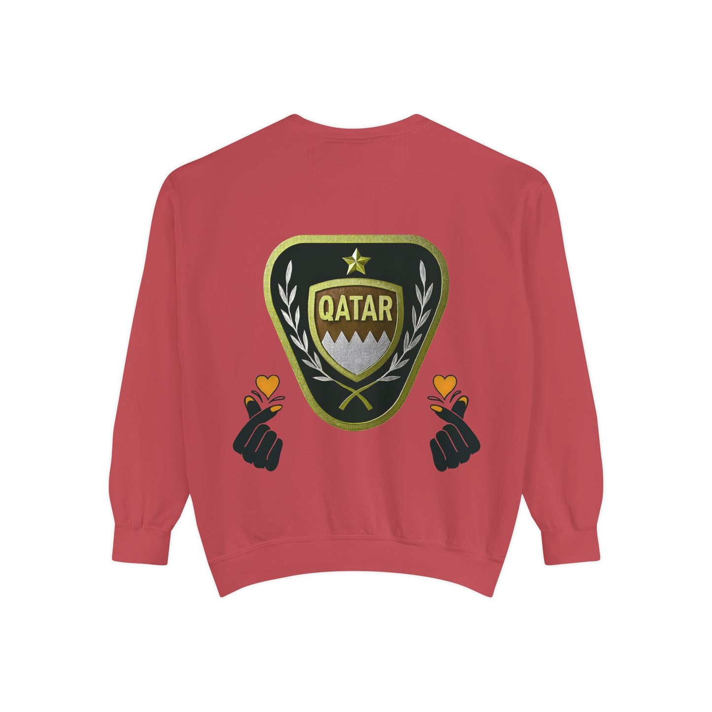 Qatar-Inspired Unisex Sweatshirt | Cozy Fashion for Sports Fans, Travel Lovers, Gift for Holidays, Casual Wear