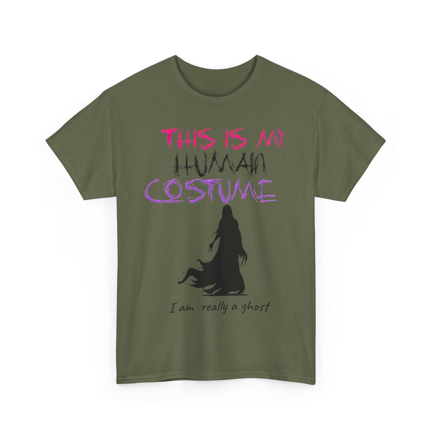 Cotton Tee - 'THIS IS MY HUMAN COSTUME'