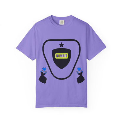 Garment-Dyed T-shirt - Kuwait Lover Graphic Tee