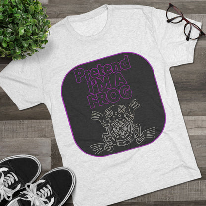 Funny Frog Unisex Tee - Pretend I Am a Frog Design