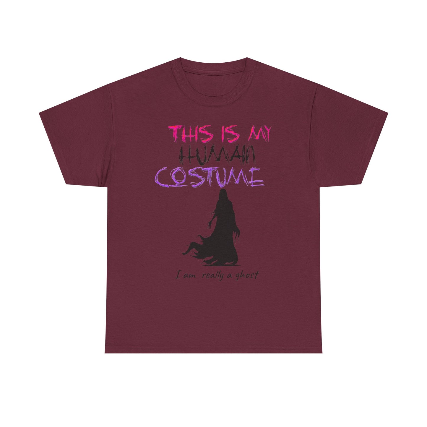 Cotton Tee - 'THIS IS MY HUMAN COSTUME'