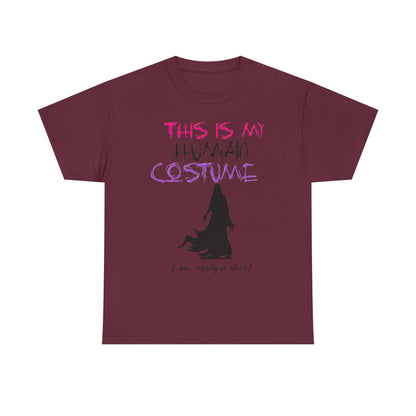 Cotton Tee - 'THIS IS MY HUMAN COSTUME'