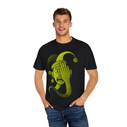Garment-Dyed T-shirt 'i can't see' Design