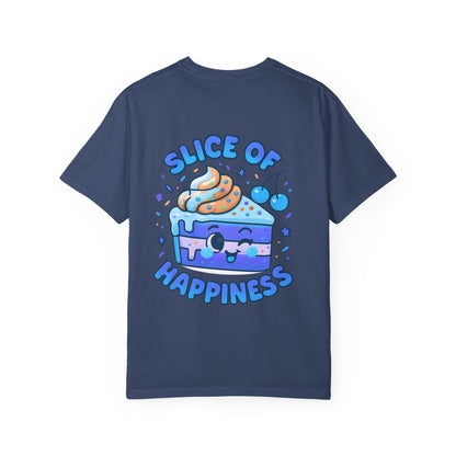 Colorful Slice of Happiness T-Shirt, Cute Dessert Tee, Unisex Graphic Tee, Sweet Gift for Foodies, Fun Casual Wear