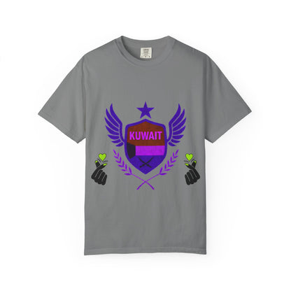 Kuwait Pride Unisex T-Shirt, Garment-Dyed Tee, LGBTQ+ Support Shirt, Casual Wear, Gift for Pride Month, Statement Fashion