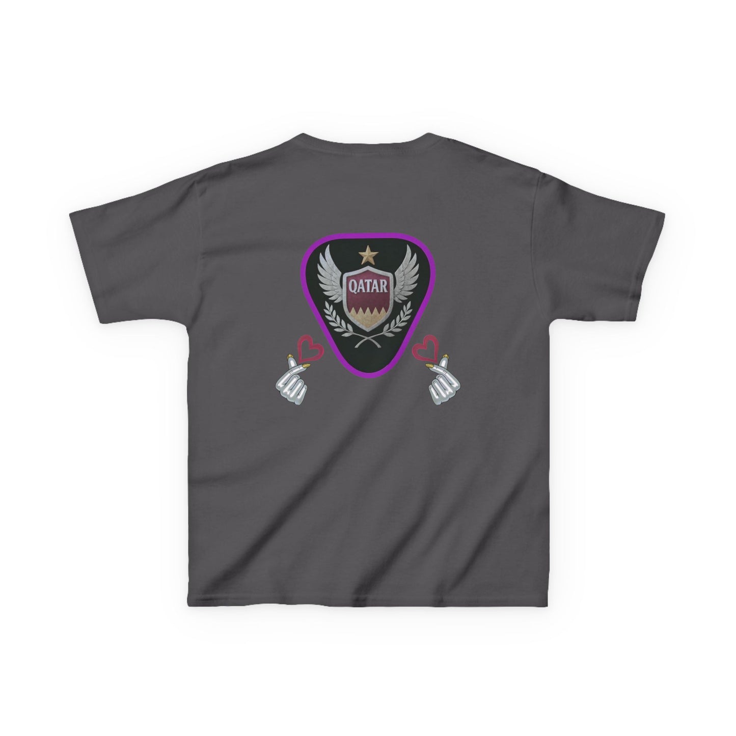 Kids' Fun Graphic Tee, Casual Kids T-Shirt, Cute Kids Top, Qatar Themed Shirt, Gift for Young Fans