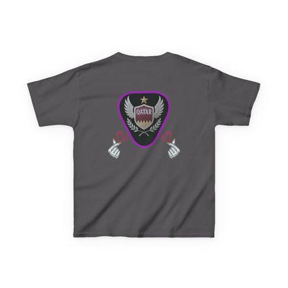 Kids' Fun Graphic Tee, Casual Kids T-Shirt, Cute Kids Top, Qatar Themed Shirt, Gift for Young Fans