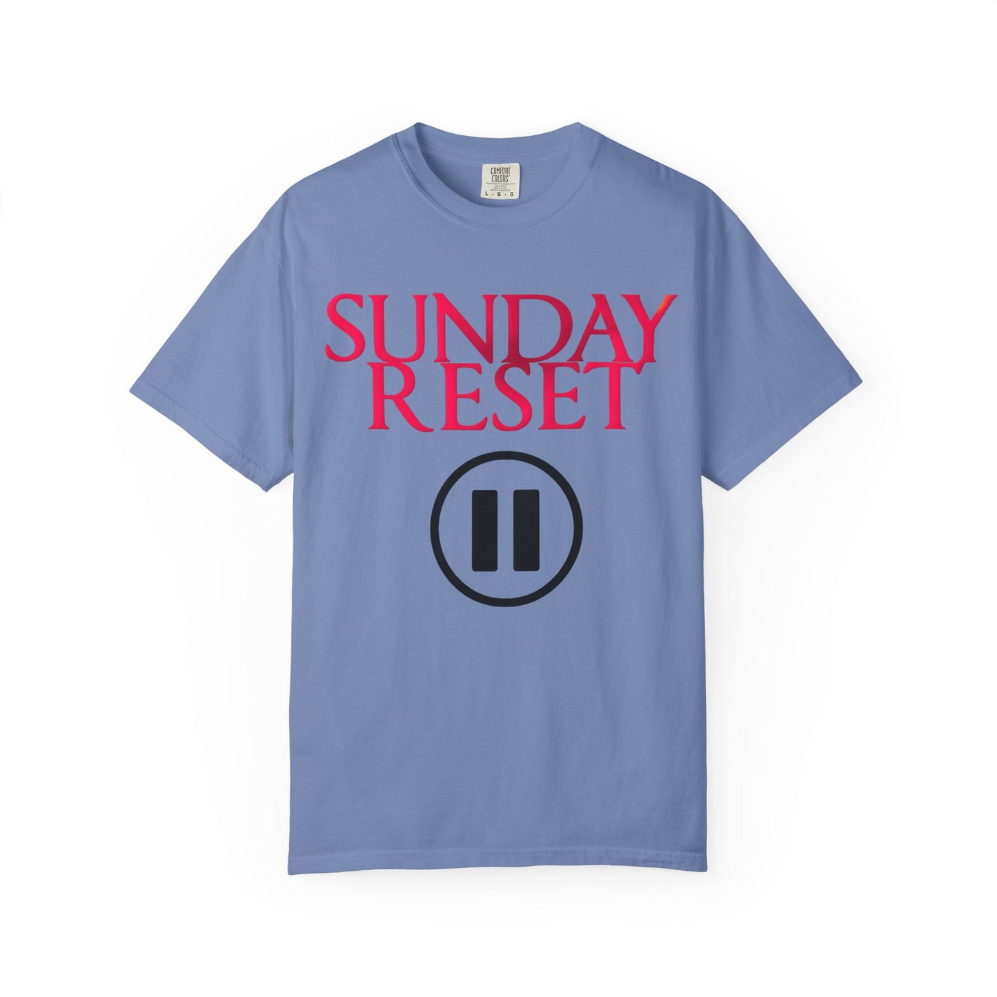T-Shirt Sunday Reset Unisex Garment-Dyed