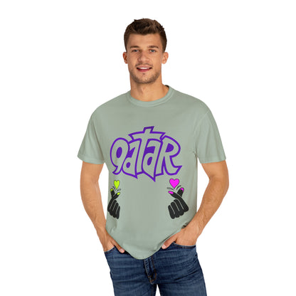 Colorful Qatar Graphic T-Shirt | Unisex Casual Wear, Travel Souvenir, Street Style, Unique Gift, Summer Wardrobe Essential