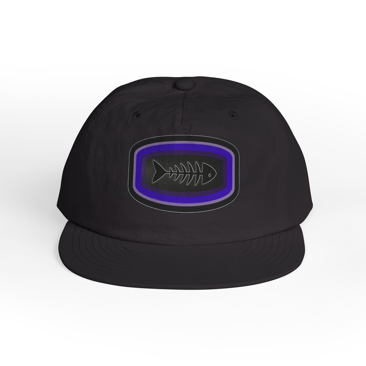 Surf Cap - Fish Skeleton Design