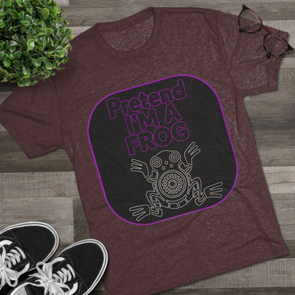 Funny Frog Unisex Tee - Pretend I Am a Frog Design