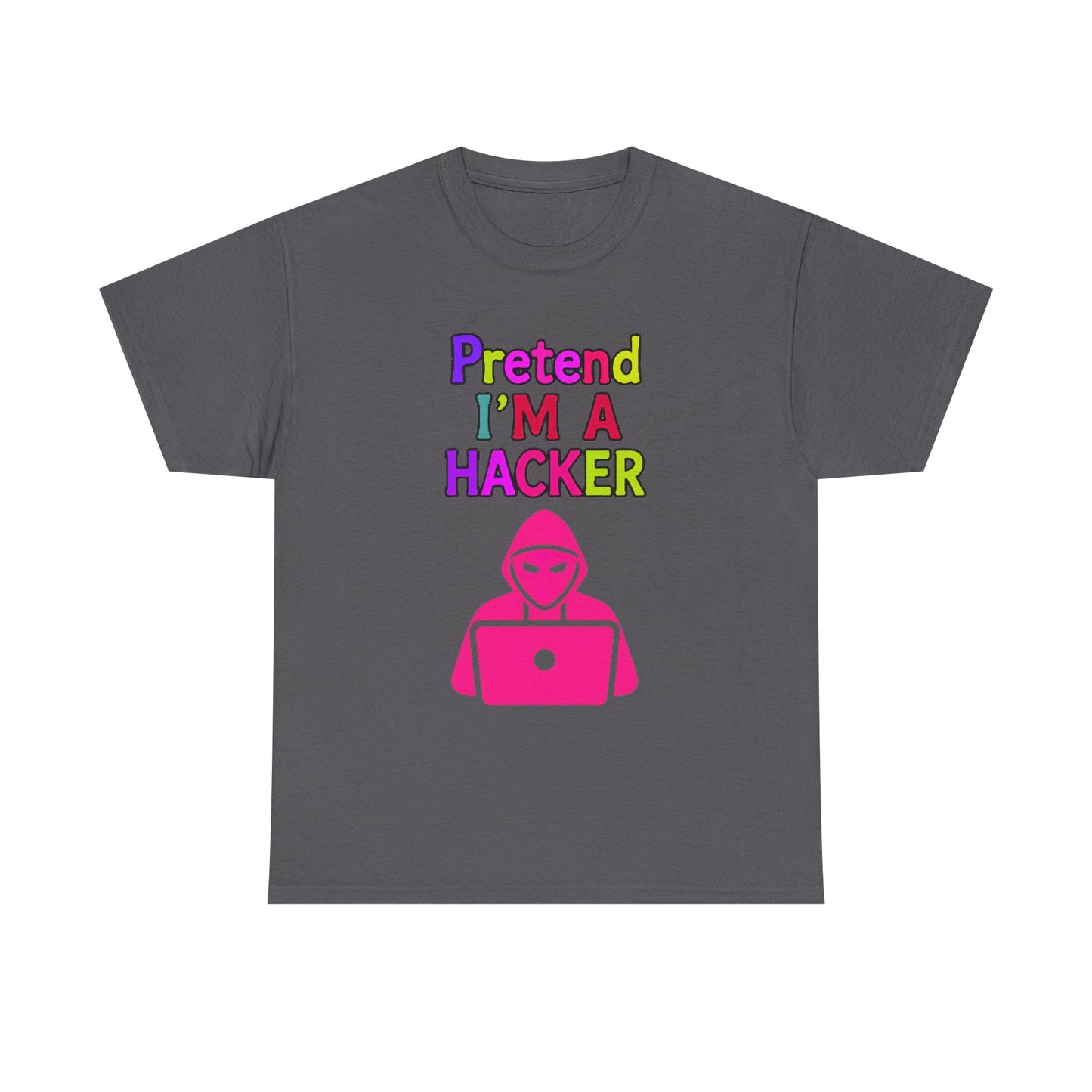 Pretend I'm a Hacker Tee, Fun Unisex Heavy Cotton Tee, Geeky Gift for Coders, Computer Lovers Shirt, Casual Everyday Wear, Unique [...]