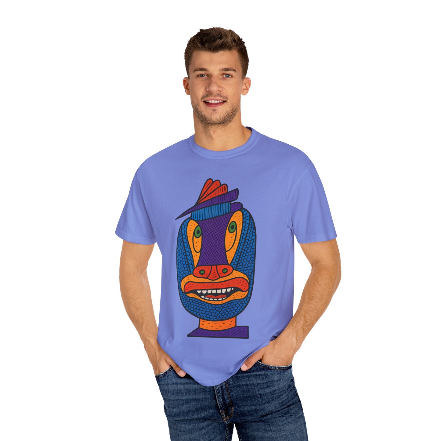 Colorful Unisex Graphic Tee, Unique Art Tee, Casual Wear, Gift for Art Lovers, Everyday T-shirt, Fun Expression T-shirt