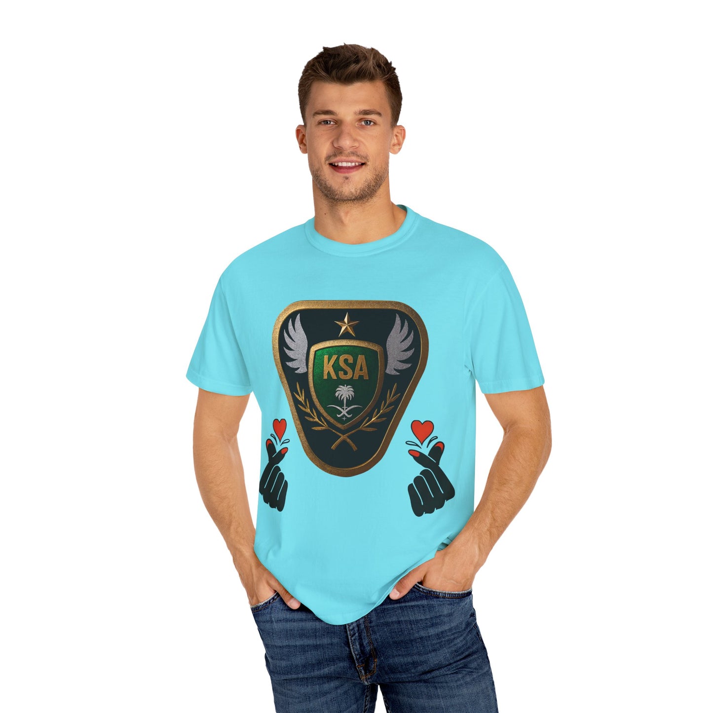 KSA Emblem Unisex T-Shirt, Casual Tee, Gift for Her/Him, Funny Shirt, Everyday Wear, Unique Graphic Top