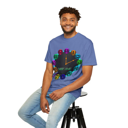Garment-Dyed T-shirt - MORE TIME Graphic Tee