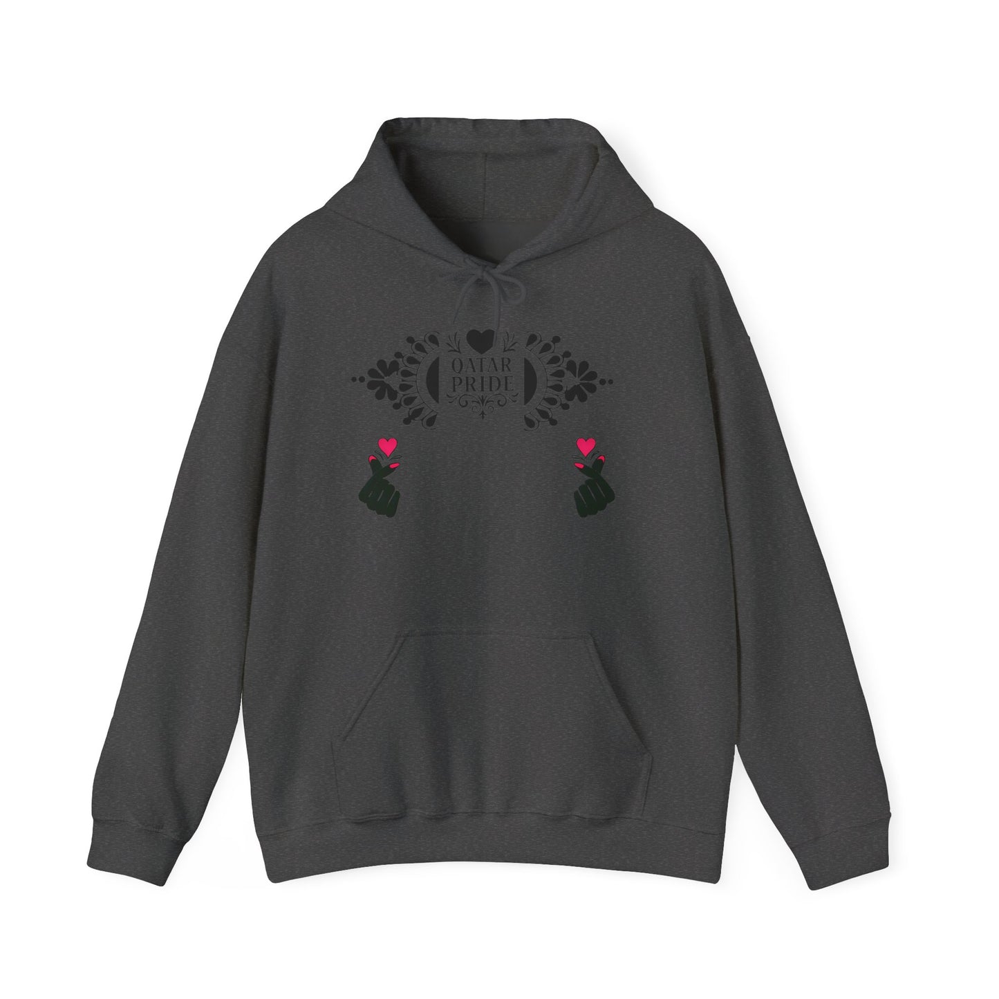 Pride Hooded Sweatshirt, Unisex  Qatar Pride Sweatshirt, Pride Gift, Festival Clothing