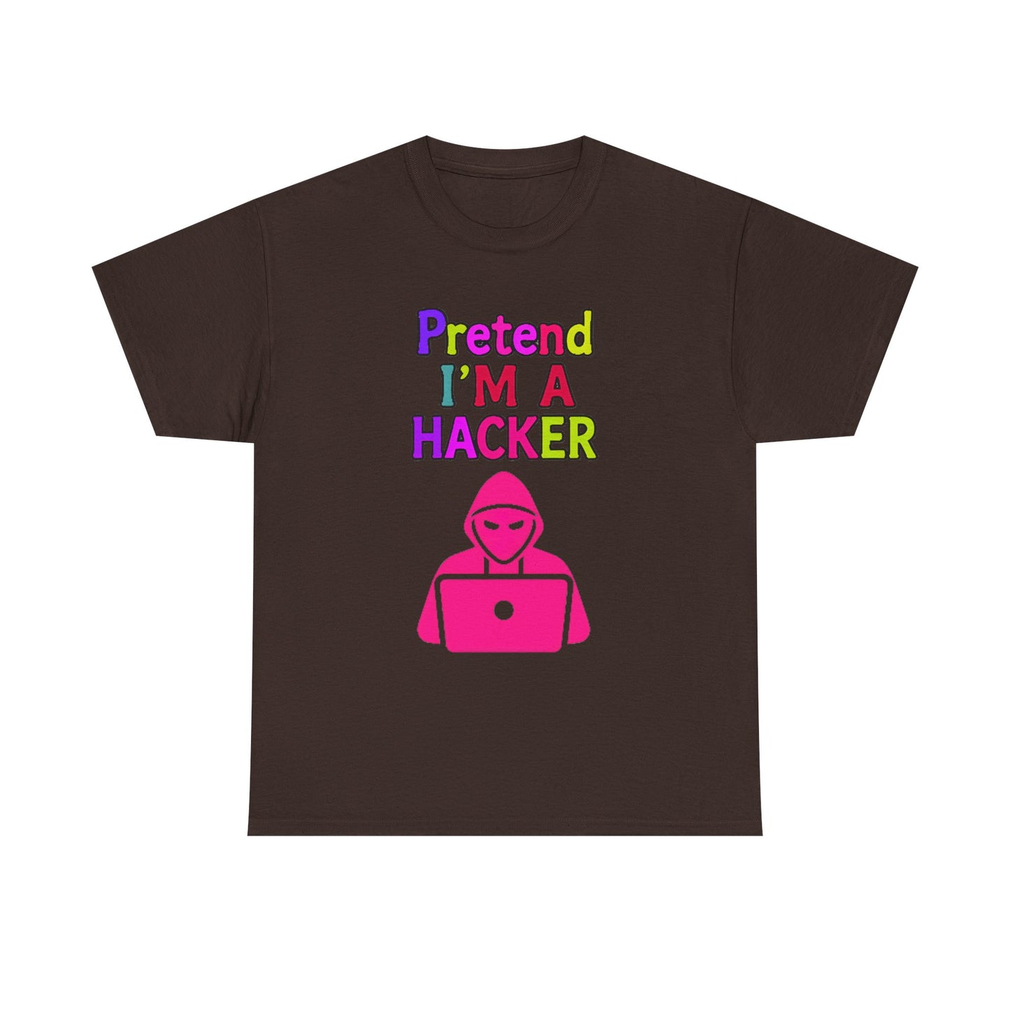 Pretend I'm a Hacker Tee, Fun Unisex Heavy Cotton Tee, Geeky Gift for Coders, Computer Lovers Shirt, Casual Everyday Wear, Unique [...]