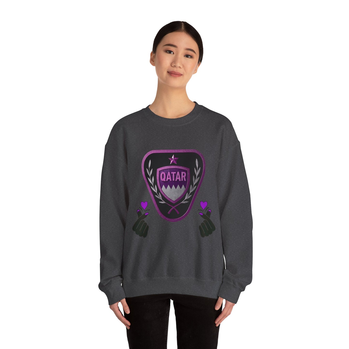 Unisex Sweatshirt qatra Love and Pride Design