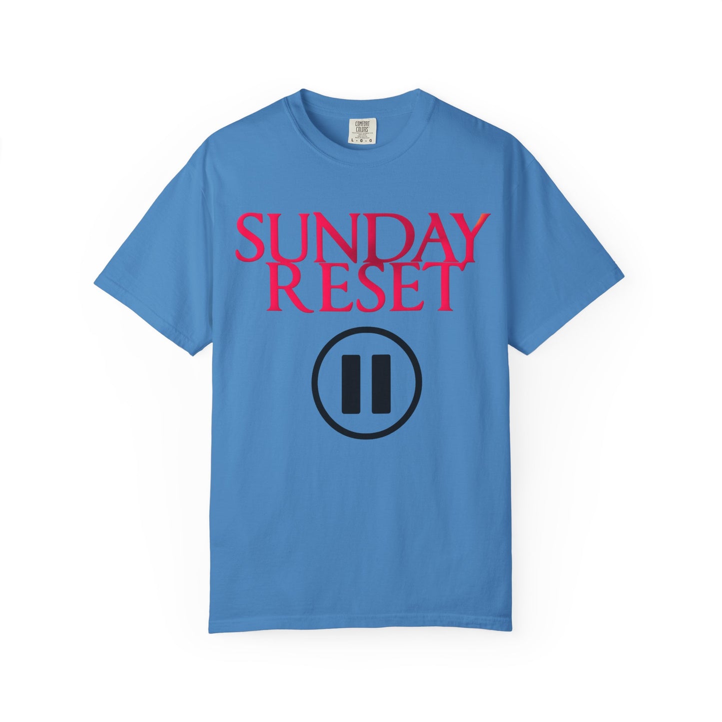 T-Shirt Sunday Reset Unisex Garment-Dyed