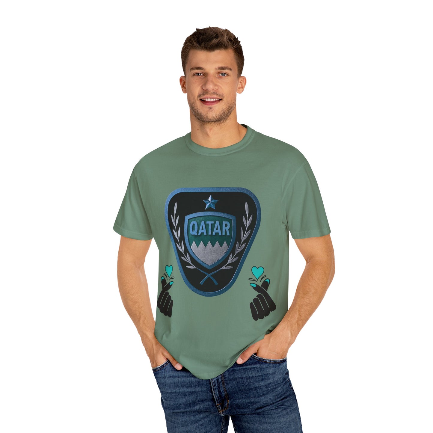 Qatar Pride Unisex T-Shirt, Casual Wear, Sports Event Shirt, Travel Souvenir, Gift for Fans