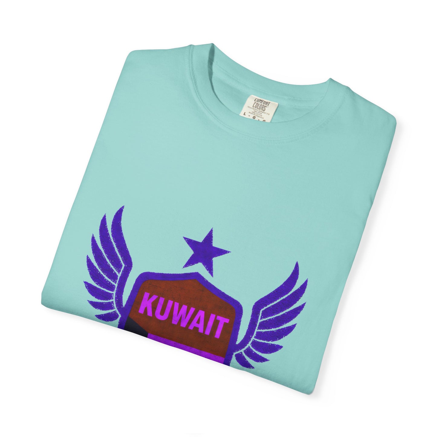 Kuwait Pride Unisex T-Shirt, Garment-Dyed Tee, LGBTQ+ Support Shirt, Casual Wear, Gift for Pride Month, Statement Fashion