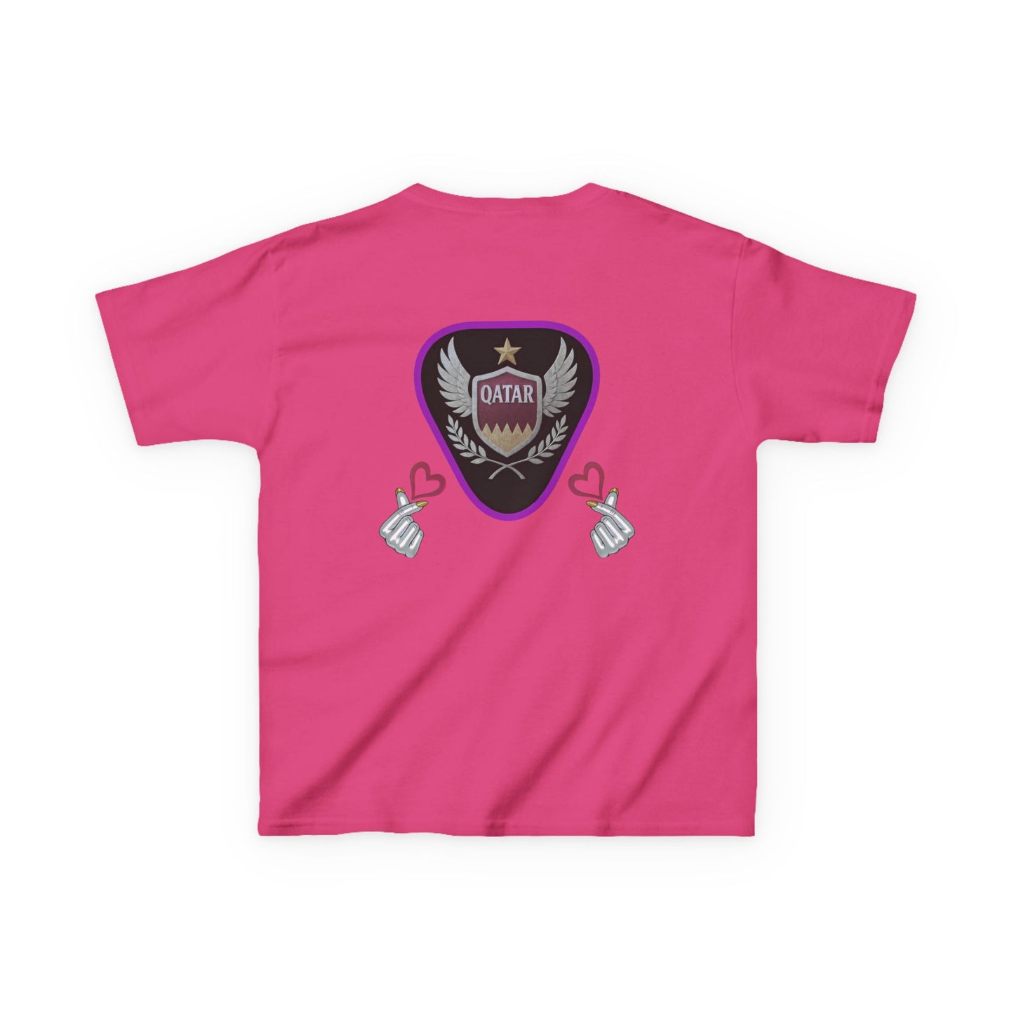 Kids' Fun Graphic Tee, Casual Kids T-Shirt, Cute Kids Top, Qatar Themed Shirt, Gift for Young Fans