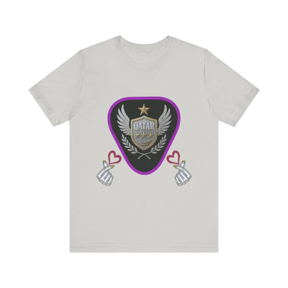 T-Shirt QATAR LOVE Unisex Jersey Short Sleeve Tee
