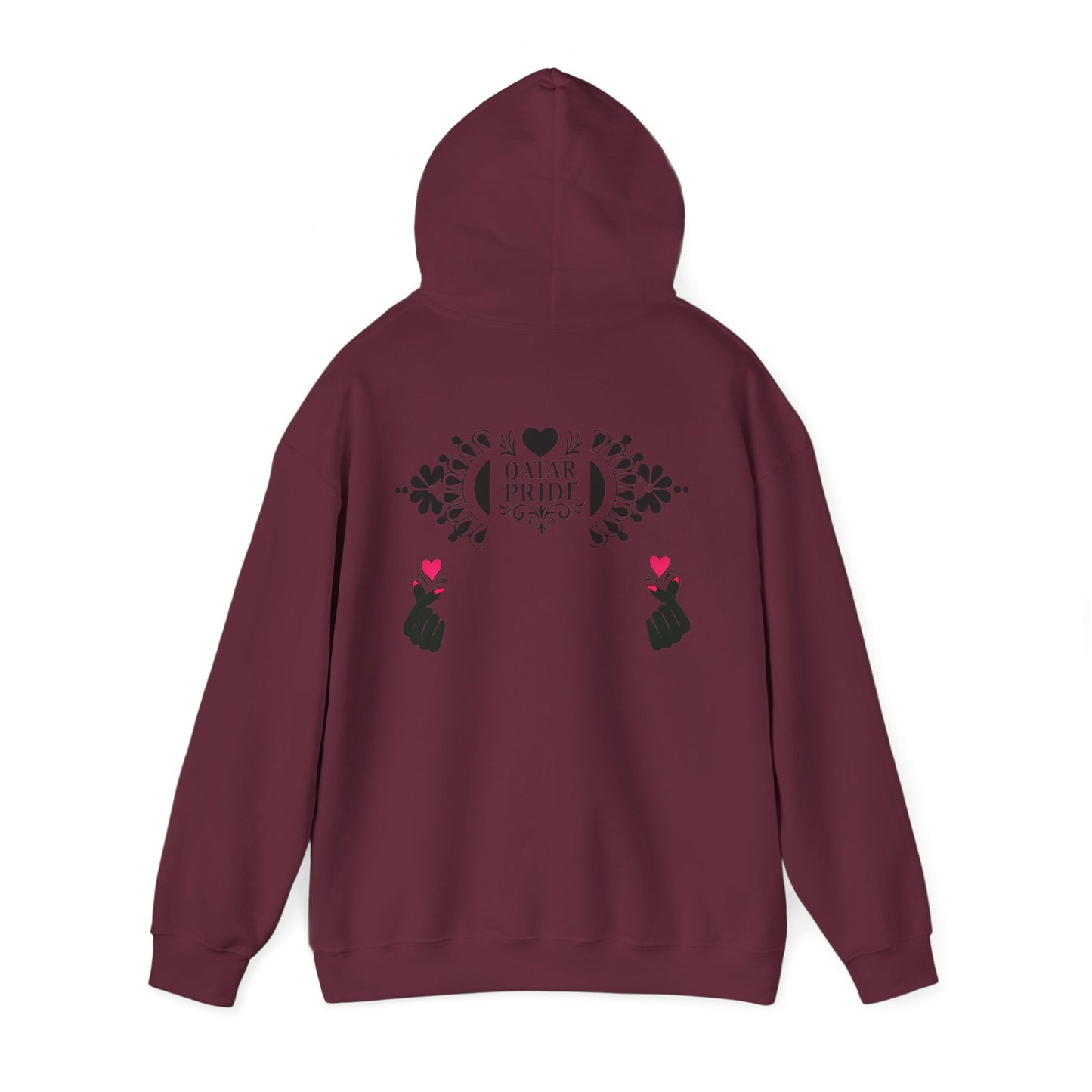 Pride Hooded Sweatshirt, Unisex  Qatar Pride Sweatshirt, Pride Gift, Festival Clothing