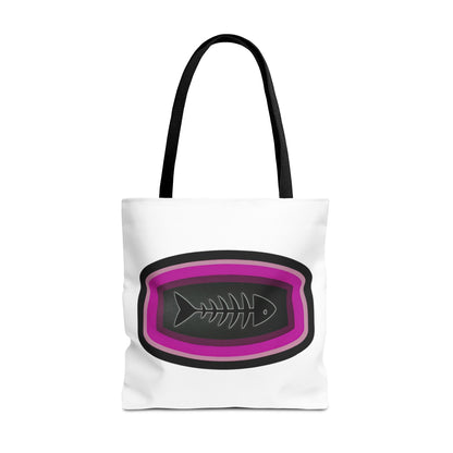 Fish Skeleton Tote Bag - Unique Design for Fishing Enthusiasts