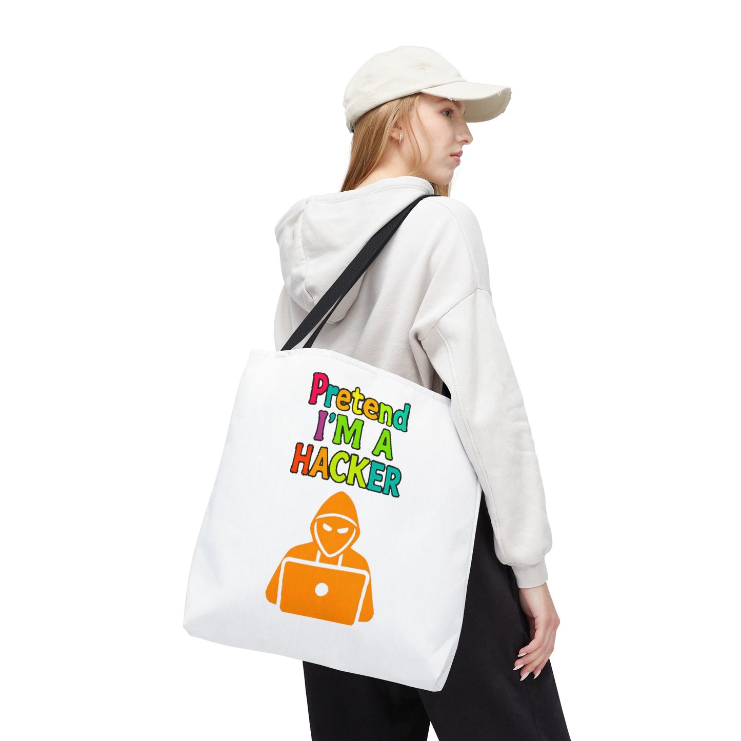 Tote Bag - Pretend I'm a Hacker Design