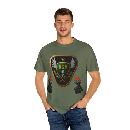KSA Emblem Unisex T-Shirt, Casual Tee, Gift for Her/Him, Funny Shirt, Everyday Wear, Unique Graphic Top