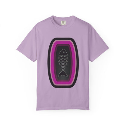FISH BONE AND BULLS T-Shirt - Vintage Unisex Garment-Dyed Tee