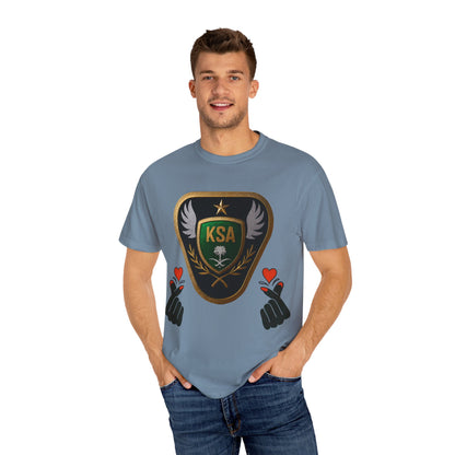 KSA Emblem Unisex T-Shirt, Casual Tee, Gift for Her/Him, Funny Shirt, Everyday Wear, Unique Graphic Top