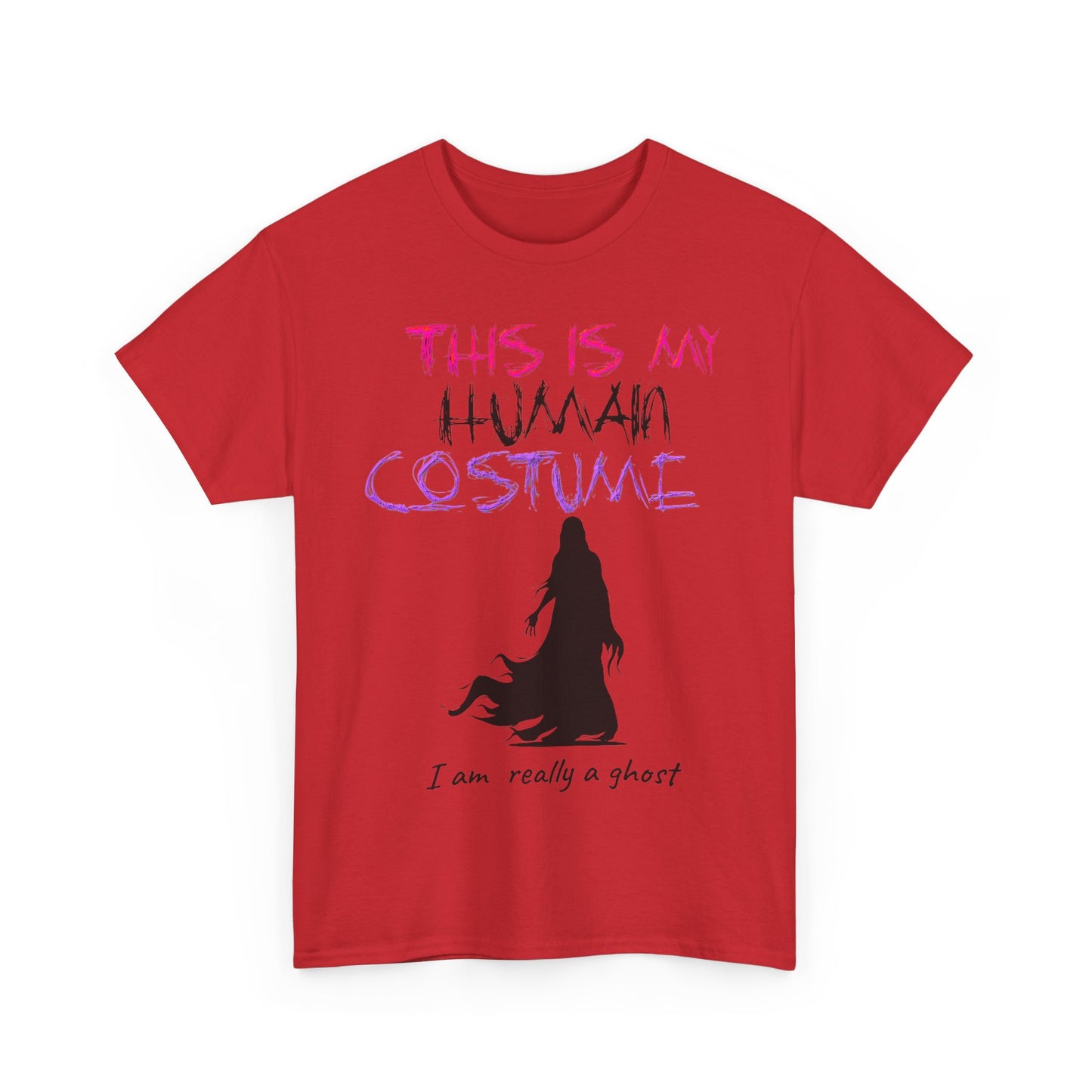Cotton Tee - 'THIS IS MY HUMAN COSTUME'