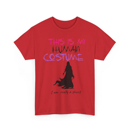 Cotton Tee - 'THIS IS MY HUMAN COSTUME'