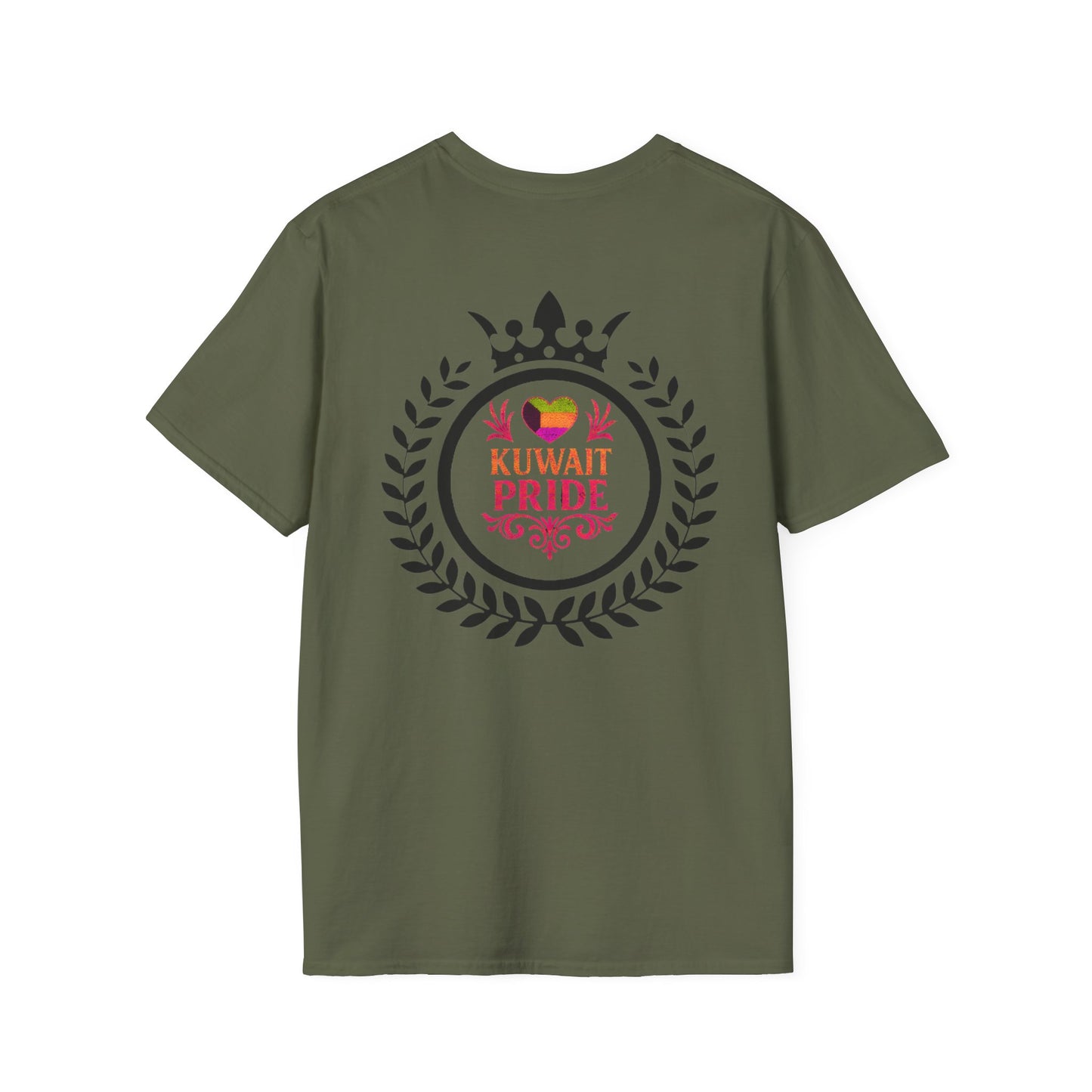 Kuwait Pride Unisex Softstyle T-Shirt, Celebrate National Day, Gift for Kuwaitis, Casual Wear, LGBTQ+ Pride