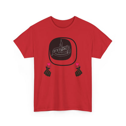 qatar pride tee,qatar love tee,qatar in heart tee