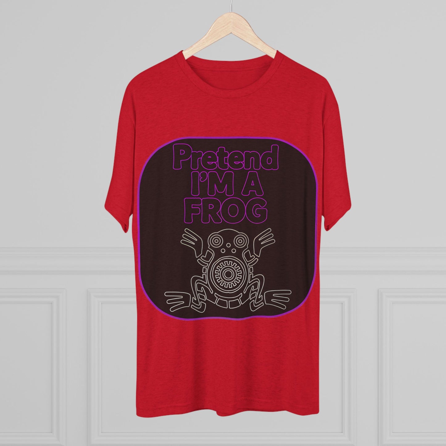 Funny Frog Unisex Tee - Pretend I Am a Frog Design