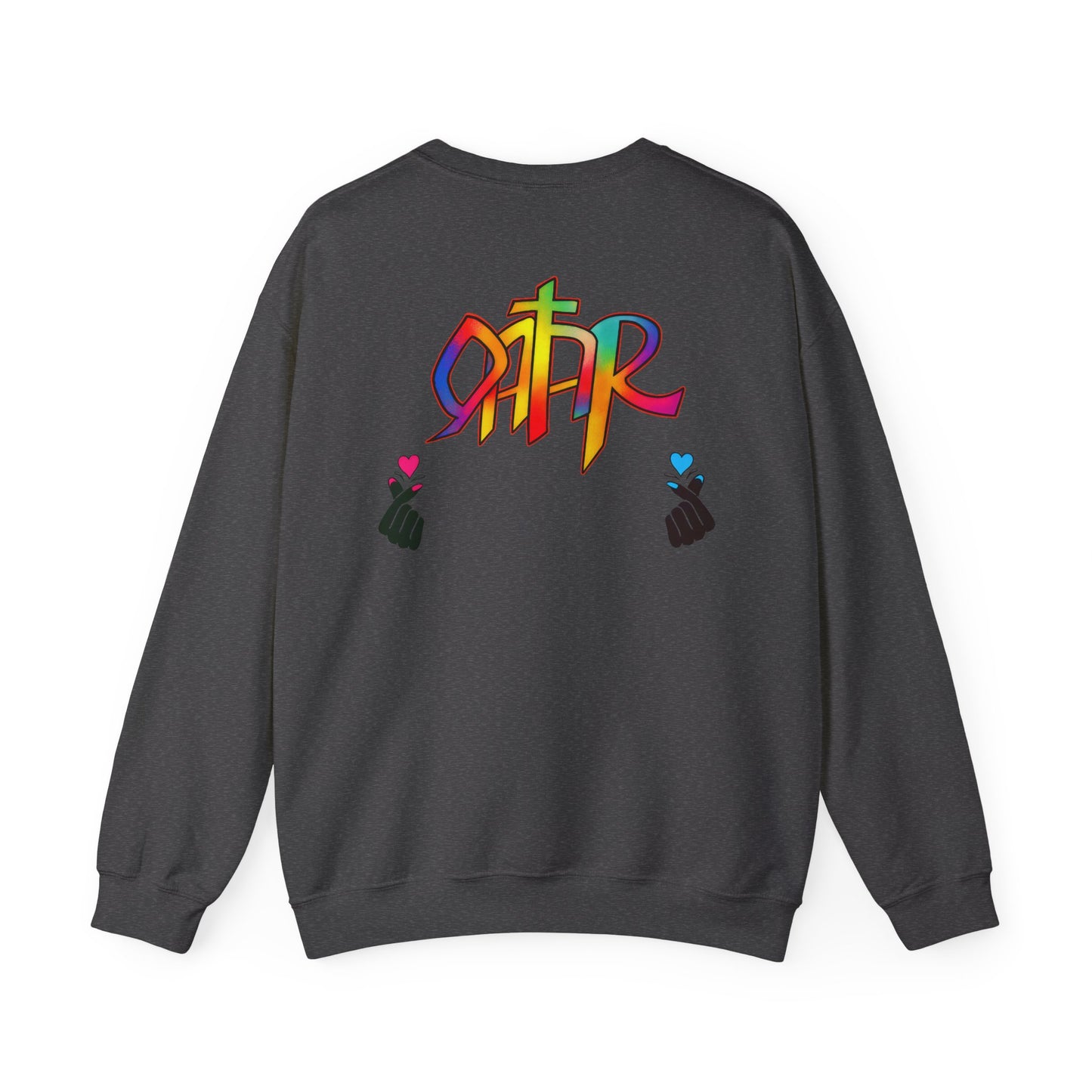 Colorful Qatar Unisex Sweatshirt, Cozy Fall Apparel, Unique Gift, Travel Inspired, Streetwear, Casual Wear