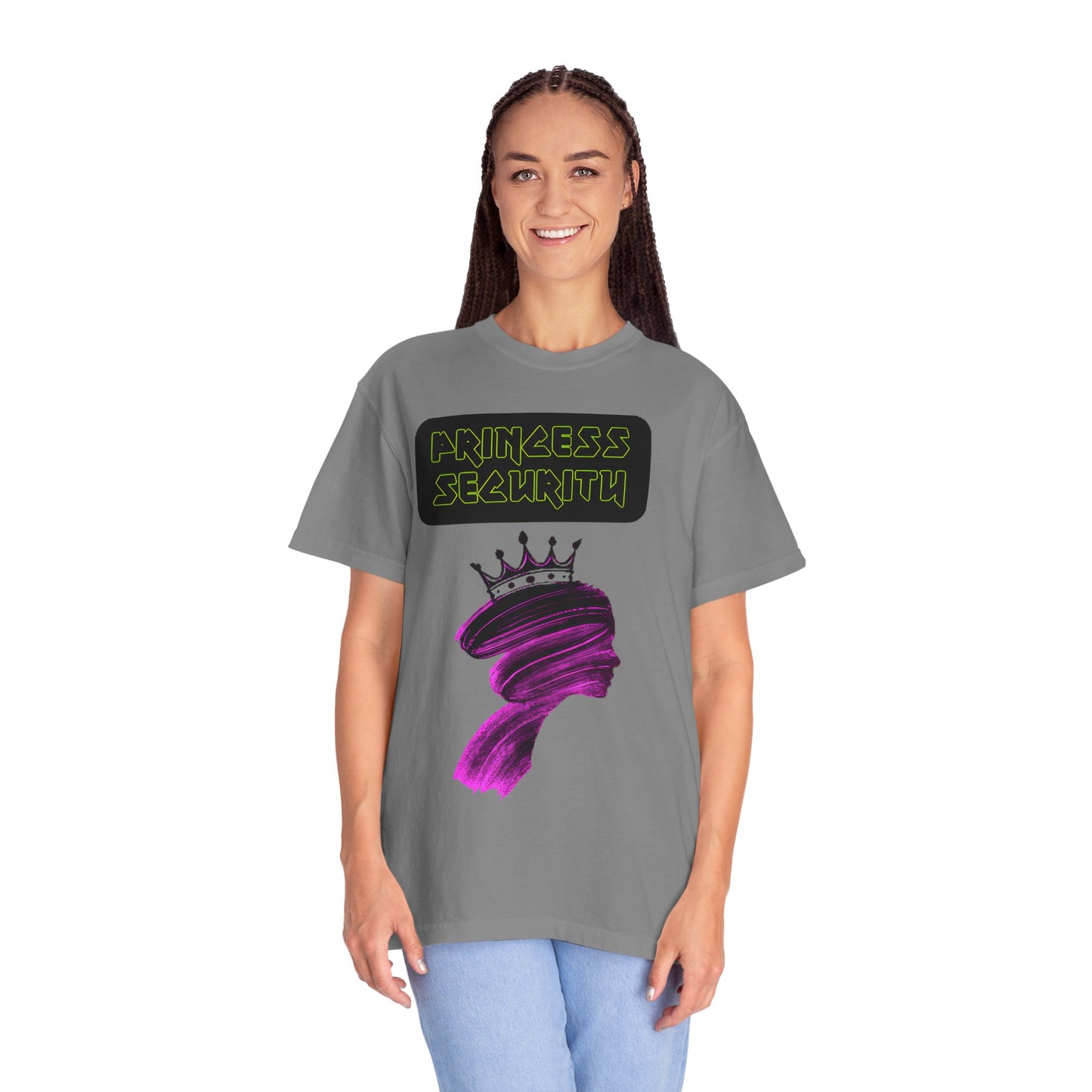 T-Shirt Princess Security Design Women's Funny Tee