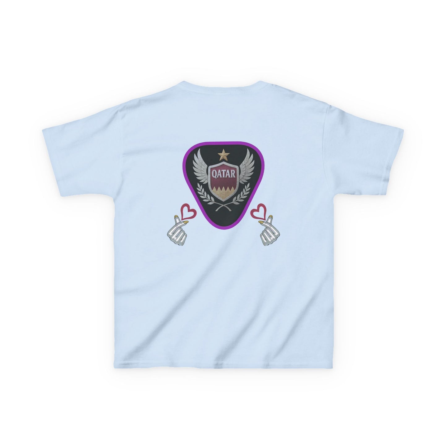 Kids' Fun Graphic Tee, Casual Kids T-Shirt, Cute Kids Top, Qatar Themed Shirt, Gift for Young Fans