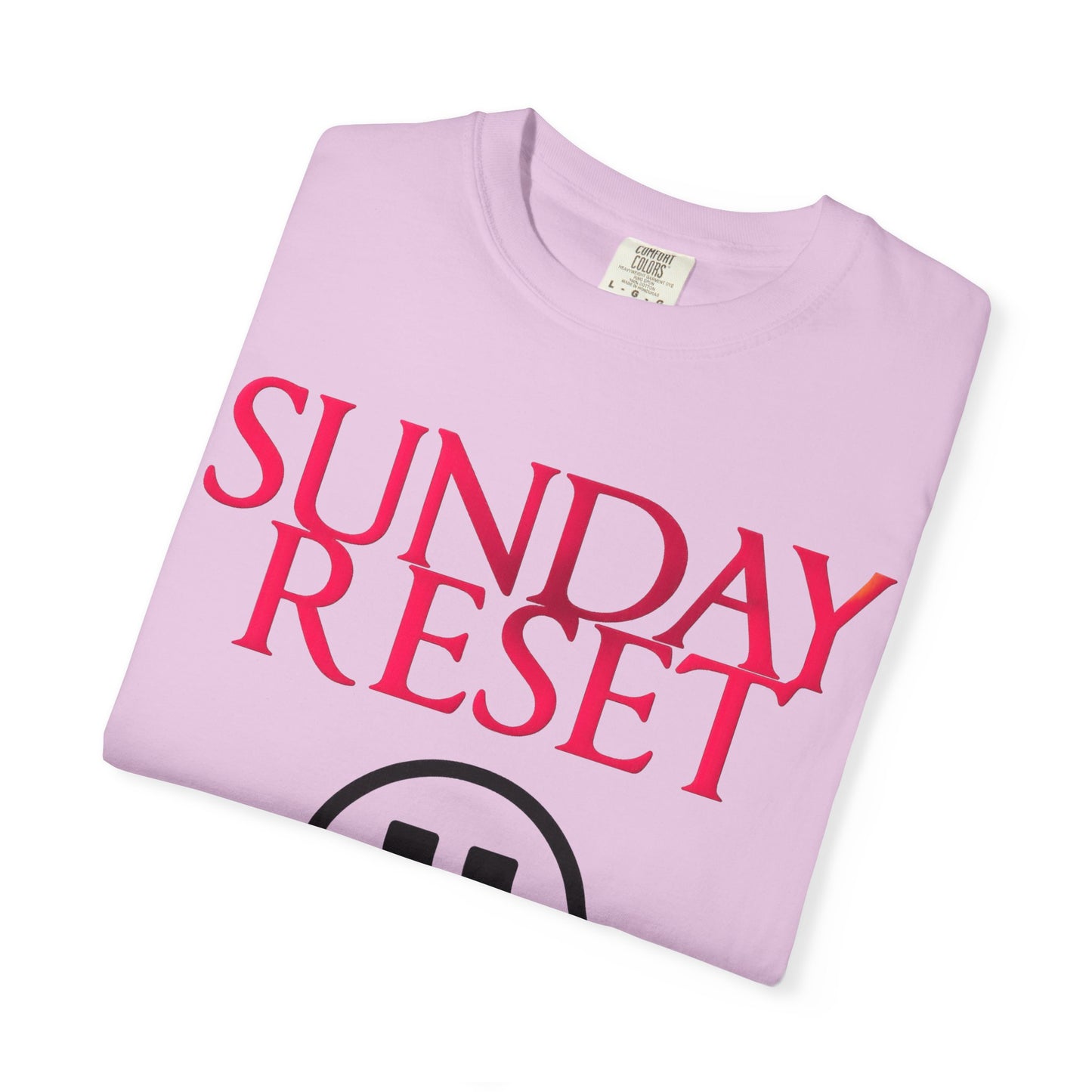 T-Shirt Sunday Reset Unisex Garment-Dyed
