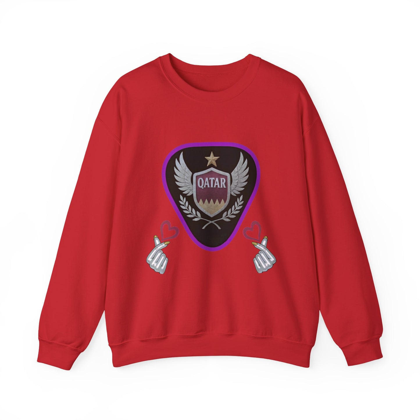 Qatar Pride Crewneck Sweatshirt, Unisex Casual Style, Perfect Gift for Sports Fans, Birthday or National Day Celebration, Cozy [...]