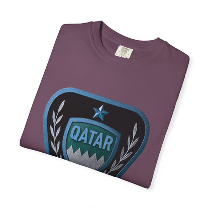 Qatar Pride Unisex T-Shirt, Casual Wear, Sports Event Shirt, Travel Souvenir, Gift for Fans