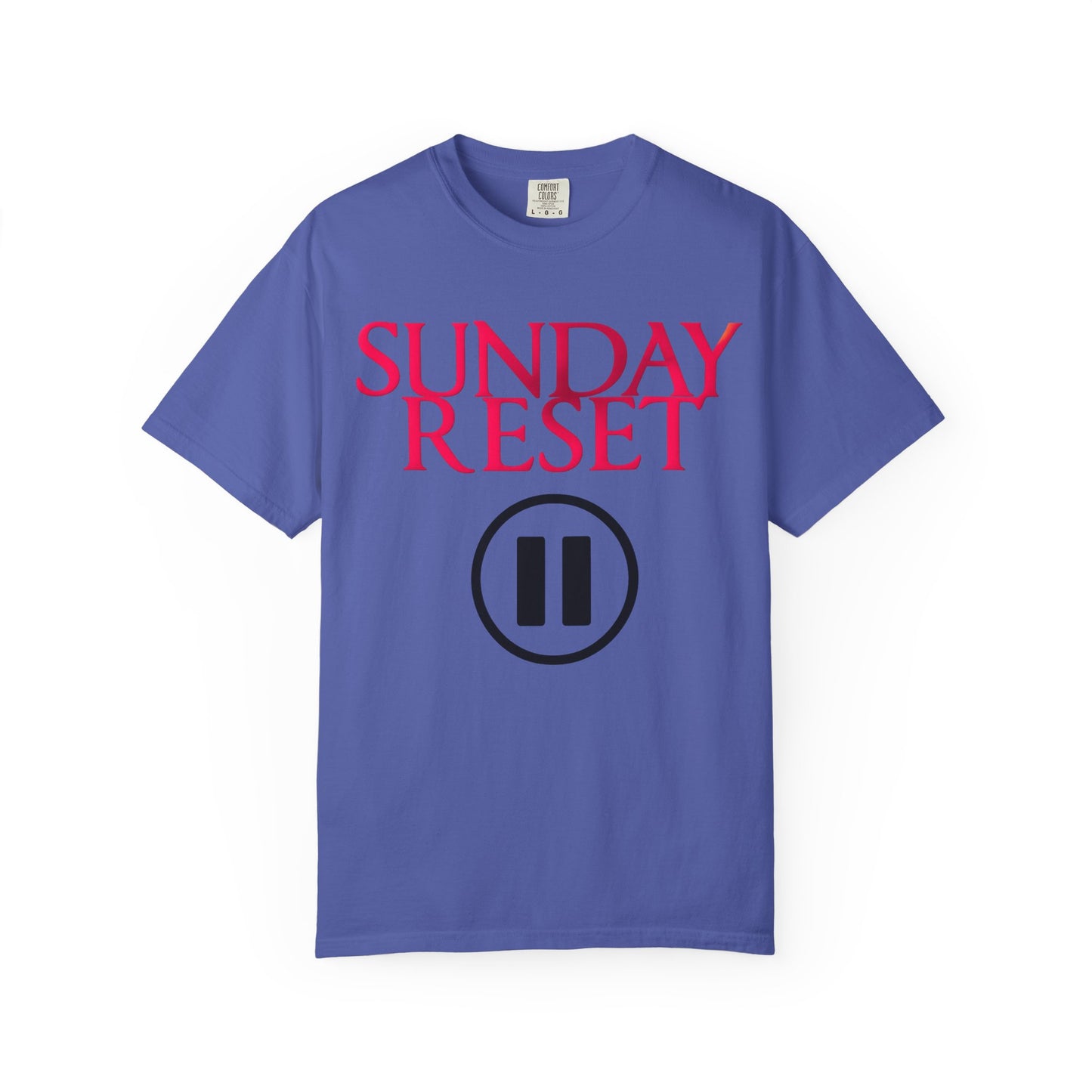 T-Shirt Sunday Reset Unisex Garment-Dyed