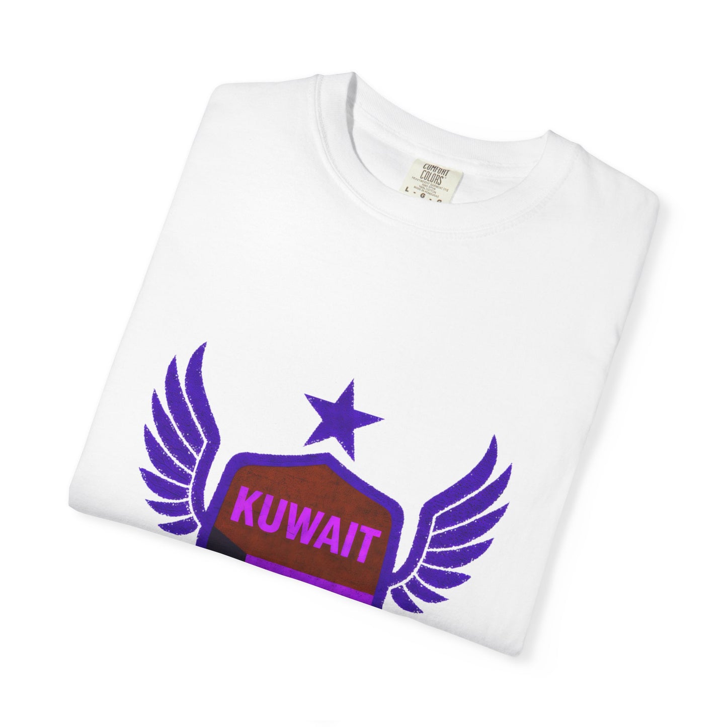 Kuwait Pride Unisex T-Shirt, Garment-Dyed Tee, LGBTQ+ Support Shirt, Casual Wear, Gift for Pride Month, Statement Fashion