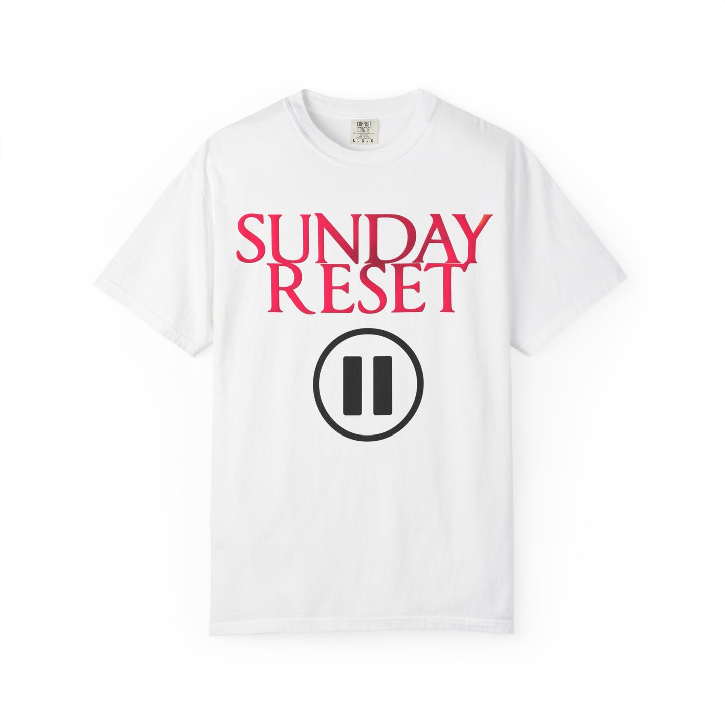 T-Shirt Sunday Reset Unisex Garment-Dyed