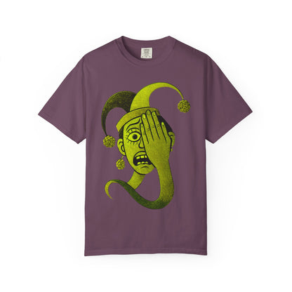 Garment-Dyed T-shirt 'i can't see' Design