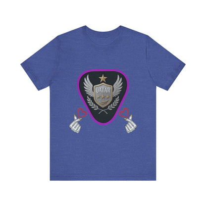 T-Shirt QATAR LOVE Unisex Jersey Short Sleeve Tee