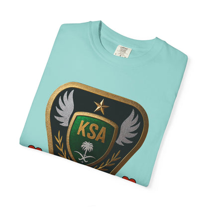 KSA Emblem Unisex T-Shirt, Casual Tee, Gift for Her/Him, Funny Shirt, Everyday Wear, Unique Graphic Top